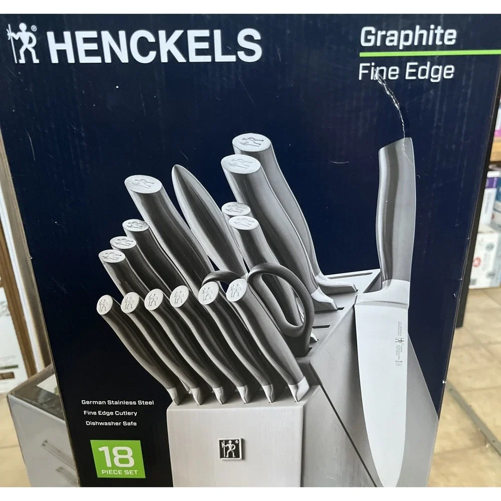 Zwilling Henckels International Graphite 18Pc Knife Block Set